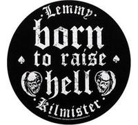 Motorhead Patch Lemmy Born To Raise Hell 29 x 36 cm Noir G