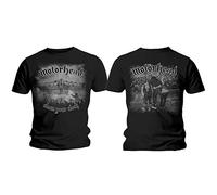 Motorhead - T-Shirt # L Black Unisex # Clean Your Clock B&W [Import]