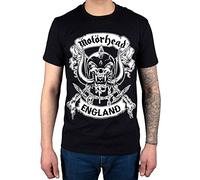 Motorhead - T-Shirt # L Black Unisex # Crossed Swords England Crest [Import]