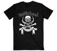 Motorhead T Shirt March Or Die Lyrics Band Logo Nouveau Officiel Homme Noir Size L