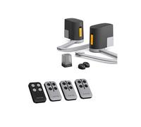 Extel XB250 Umii, Motorisation Connectée à Bras Articulés pour Portail Battant, WiFi Intégré sans Hub, Pack 4 Télécommandes, 5m et 500kg, Arrêt sur Obstacle, Alexa, Google Home