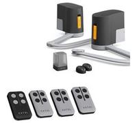 EXTEL - Motorisation connectée à Bras articulés pour Portail battant : 2.5m/250kg par battant - XB250 + 2 télécommandes OFFERTES Umii