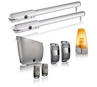 Somfy Motorisation portail battant SGS Essential RTS – Vérin, 2 télécommandes Keypop, feu orange