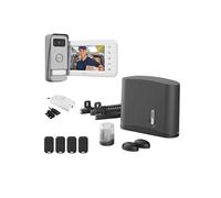 Motorisation et visiophone connecté pour portail coulissant de 4 m
