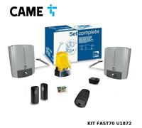 Motorisation FAST 70 CAME - U1872 portail 2 battants Kit Complet 230V