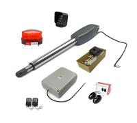 Motorisation Portail Coulissant, WIFI Controls PKM-C02 Kit d'ouvre-porte automatique solaire robuste for allée for portails battants jusqu'à 15 pieds(Kit c)