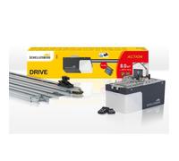Schellenberg 60920 Kit de motorisation porte de garage Drive Action, avec 2 télécommandes 433MHz, 500N, surface de porte max. 8 m², 2,35 x 3,4 m