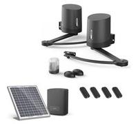 Avidsen - Motorisation pour Portail à battants ORANE510 + kit Solaire + 2 télécommandes supplémentaires (4 en Tout)