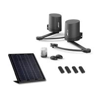 Motorisation pour portail à battants Avidsen ORANE510 + kit solaire + 2 télécommandes supplémentaires (4 en tout)