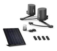 Avidsen Orane510 Solaire Motorisation Portail Battant Kit Complet 4 Téléco | Alimentation 100% solaire, Bras articulés, 4 télécommandes incluses, Démarrage progressif, Sécurité obstacle, Installation sa