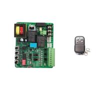 Motorisation pour portail coulissant, Circuit imprimé de moteur porte coulissante, avec arrêt lent, fermeture automatique, télécommande 433MHZ et PCB Mobile(PCB 6 remote 220V)