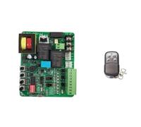 Motorisation pour portail coulissant, Circuit imprimé de moteur porte coulissante, avec arrêt lent, fermeture automatique, télécommande 433MHZ et PCB Mobile(PCB 3 remote 220V)