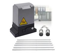 Motorisation pour Portail Coulissant Kit complet pour portail coulissant Crémaillères Incluses, max. 2000 kg, 750 W Ouvre-Porte Automatique, Moteur des Portes Coulissantes