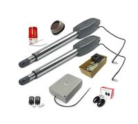 Motorisation pour portail coulissant, Ouvre-porte automatique à engrenage vis sans fin, robuste, avec caméra IP, moniteur, montre sur téléphone, for porte d'usine de 400KG(KIT6)