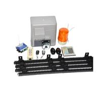 Motorisation pour portail coulissant, Ouvre-porte coulissante électrique 600kg/1300LBS, ouvre-porte sur Rail de 4M, opérateur, Kits portes coulissantes, Kit télécommande for(Kit4)