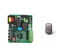 Motorisation pour portail coulissant, Panneau moteur for porte coulissante 220V/110V, avec arrêt lent, fermeture automatique, télécommande 433MHz et carte Mobile(PCB 5 remote 220V)