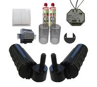 Motorisation pour volet 2 battants SLID'UP URANUS filaire - gond Ø 14 mm - kit scellement - alimentation à découpage
