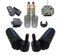 Motorisation pour volet 2 battants SLID'UP URANUS radio - gond Ø 14 mm - kit scellement - alimentation à découpage