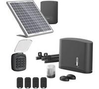 Motorisation solaire avec digicode Avidsen Zenia pour portail coulissant 4 m