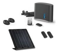 Avidsen Zenia SE Motorisation solaire Portail Coulissant jusqu'à 250kg 4m | Panneau 20W inclus, Batterie secours intégrée, 3 Télécommandes 4 canaux, Crémaillère nylon acier 3m, Détection obstacle