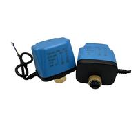 Motorized Ball Valve Actuator 2-Wire AC220V DC24V DC12V Electric Ball Valve Motor Normally Closed/Normally Open(12VDC,Normally Open)