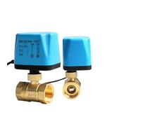 Motorized Ball Valve Brass 2-wire Power-off reset 8 N·m Big Torque 220V 110V 24V 12V AC/DC Alternative Electric Solenoid Valve(24VDC_NORMALLY CLOSED)