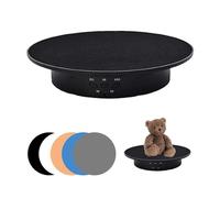 Motorized Rotating Display Stand, 90/180 Degree Turntable Display Stand, 20cm Electric Turntable for Photography Jewelry, Watch
