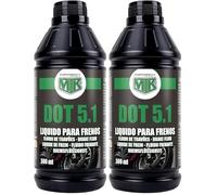 MOTORKIT Liquide de Frein Dot 5.1 500 ML. Performance supérieure dans des Conditions extrêmes. Conforme à la Norme ISO 4925. (Lot de 2)