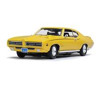 Motormax MTM73133Y Pontiac GTO Judge 1969 Yellow 1:18 MODELLINO Die CAST Model Compatible avec
