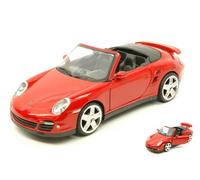 Motormax MTM73348RD Porsche 911 (997) Turbo Cabrio 2005 Red 1:24 Die CAST Model
