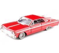 Motormax Premium American 1964 Chevrolet Impala 1/24 Scale Diecast Model Car Blue by Motormax