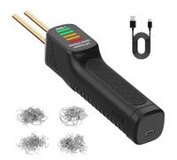 MotorMinds 100W Soudure Plastique Sans Fil, Kit de Soudage Plastique Portable Rechargeable avec 200 Agrafes Soudure en Plastique pour Fissures de Pare-Chocs de Voiture