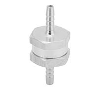 MotorMinds Clapet Anti-Retour Unidirectionnel pour Carburant, Clapet Anti-Retour Unidirectionnel en Alliage D'aluminium Universel pour Carburant, Huile, Eau (4 mm)