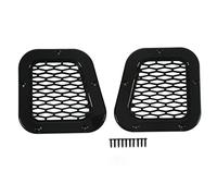 MotorMinds Grille d'admission d'air latérale en plastique ABS noir brillant de remplacement pour 2004 2019, couvercle de ventilation de capot de décoration de v