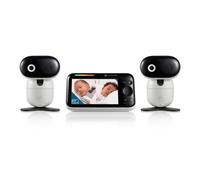 Motorola Baby PIP1610 HD Moniteur vido motoris pour bb de 12,7 cm avec 2 camras, support mural, porte de 300 m, audio bidirectionnel, sur