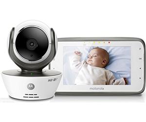 Motorola Babyphone Vidéo connecté Wi-Fi avec écran 4,3" - MBP854 Connect Blanc