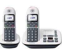 Motorola Big Keys Cordless Phone Combiné DECT supplémentaire noir, blanc