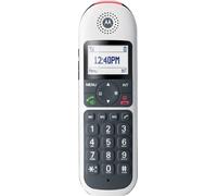 Motorola Voice - Téléphone numérique sans Fil CD5001, Blocage d'appels, Amplification, Mains Libres avec Haut-Parleur, Mode Nuit - Blanc