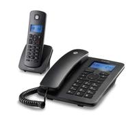 Motorola C4201 Téléphone analog/dect Identification de l'appelant Noir