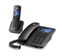 Motorola C4201 Téléphone analog/dect Identification de l'appelant Noir