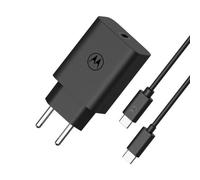 Motorola Charger Turbopower 30w Usb-C W/ 1m C-C Cable Black