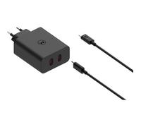 Chargeur USB - MOTOROLA - 125 W USB-C - Power Delivery 3.0 - Noir - Charge rapide