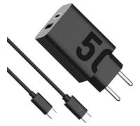 Motorola Chargeur USB 50 W 1x USB-A, 1x USB-C® Power Delivery, QC 3.0 noir