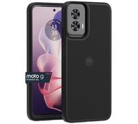 Motorola Coque de protection texturée pour Moto G Power 5G (2024) - Noir - Ajustement précis - Absorption des chocs pour une meilleure prise en main, le style et la protection contre les chutes - Ne