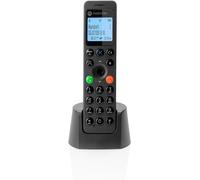 Motorola Téléphone DECT DOT201 – Haut-parleur mains‑libres, blocage d'appels, 100 contacts – Noir