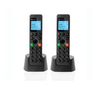 MOTOROLA DOT202 teléfono DECT DUO Negro