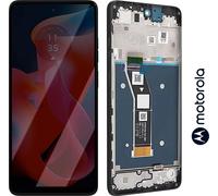 Motorola, écran tactile LCD d'origine complet Motorola Moto G24 avec boîtier, noir