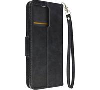 Motorola Edge 40 Housse à rabat avec porte-monnaie et dragonne - Bleu foncé