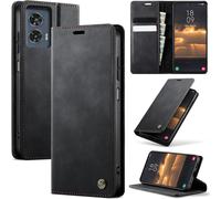Motorola Edge 50 Fusion Premium Pu Leather Case Card Slots Wallet Pouch With Stand Function Flip Case Cover For Motorola Edge 50 Fusion \ Black