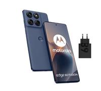 Motorola Edge 60 Fusion Smartphone Débloqué 8 Go + 256 Go Slipstrem (Gris), Écran OLED Incurvé 6,67’’ Super HD 120Hz, Triple Capteur 50 MP IA, Moto AI Assistant, Coque + Chargeur 68W Inclus
